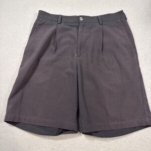 Nike Golf DriFit MEN 34X11 Pleated Shorts BLACK